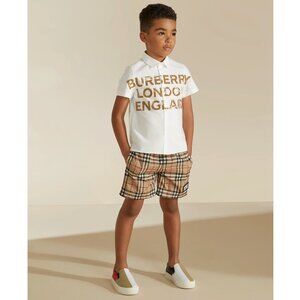 Burberry Boys' Kameron Vintage Check Swim Trunks/Shorts Size 12 Months/80cm